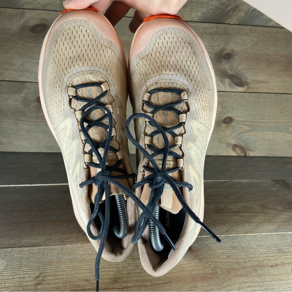 salomon sense ride 4 womens size 9.5 shoes orange athletic trail running sneaker - Picture 6 of 8